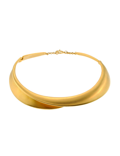 Clara Studio Vintage Gold Collar Choker Necklace - Amarcord Vintage Fashion
 - 7