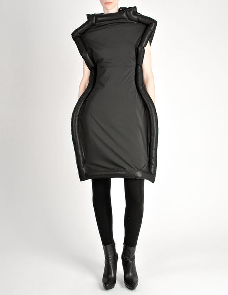 Comme des Garçons Black Puffed Tube Frame Dress