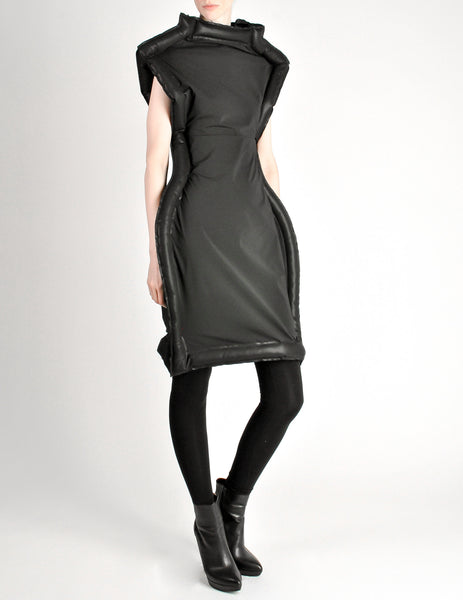 Comme des Garçons Black Puffed Tube Frame Dress