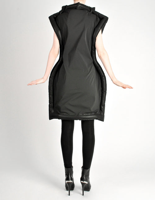 Comme des Garcons Black Puffed Tube Frame Dress Amarcord Vintage Fashion