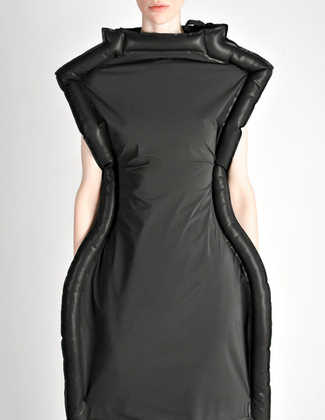 Comme des Garçons Black Puffed Tube Frame Dress