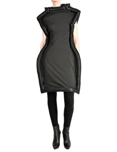 Comme des Garçons Black Puffed Tube Frame Dress