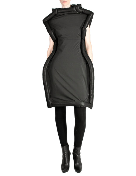 Comme des Garçons Black Puffed Tube Frame Dress