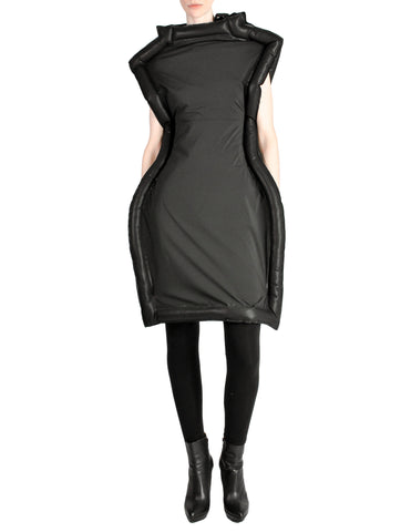 Comme des Garçons Black Puffed Tube Frame Dress