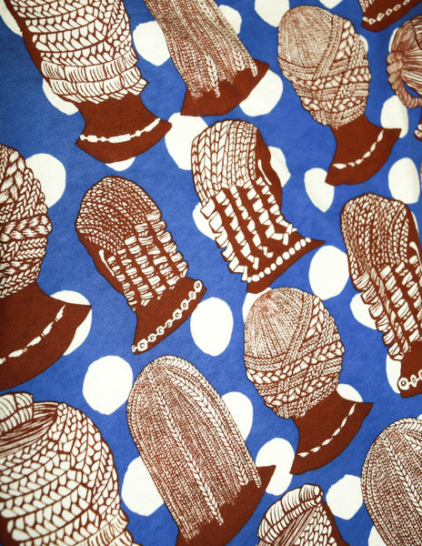 Comme des Garcons Vintage SS 2008 Hair Braid Print Shirt