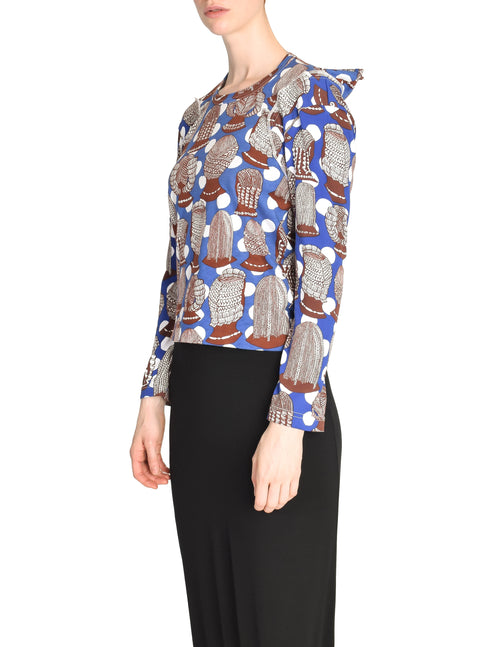 Comme des Garcons Vintage SS 2008 Hair Braid Print Shirt