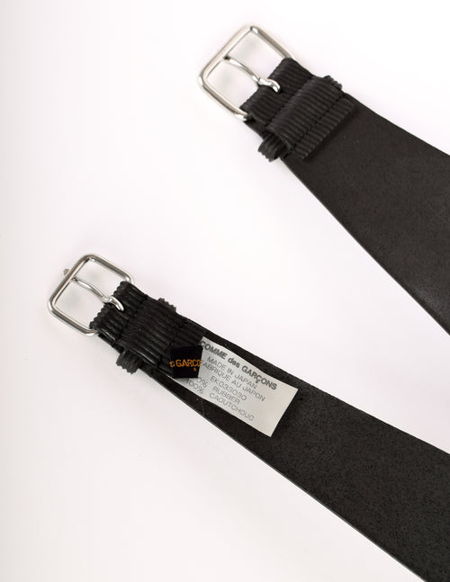 Black Comme des Garçons Black Pin-Buckle Shirt