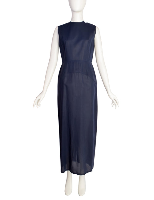 navy blue dress vintage Sun-imperial