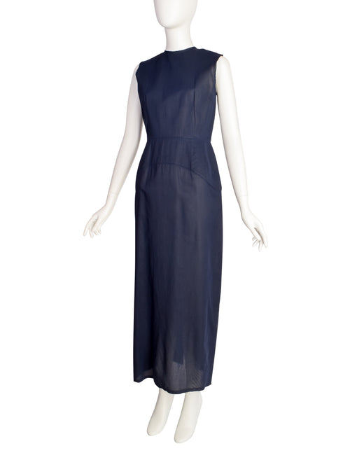 dress hippy \"sac jacket\" NAVY サイズM Navy denim dress | Max Mara