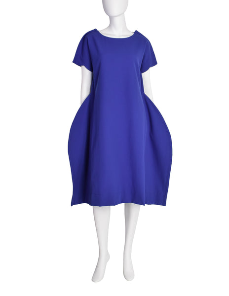 Comme des Garcons AW 2012 Purple Oversized Dramatic Silhouette Dress