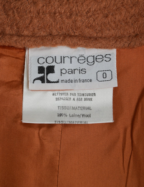 Rust sale boucle coat