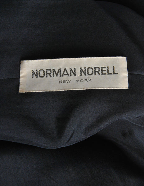 Norman Norell Vintage 1960s Little Black Dress