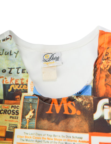 1970s Vintage Colorful Magazine Print Novelty Tee