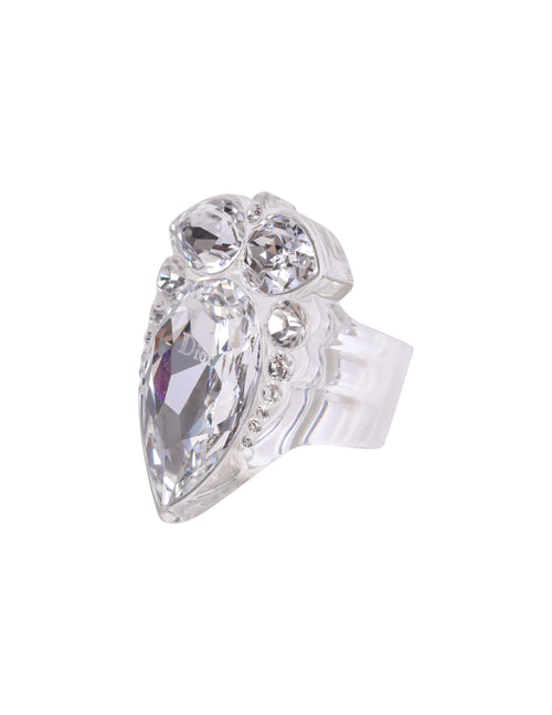 Christian Dior Vintage SS 2004 by John Galliano Clear Crystal