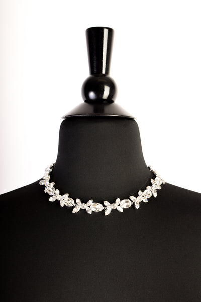 Christian Dior Vintage Crystal Rhinestone Collar Necklace