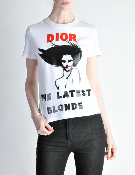 Christian Dior Vintage 'Dior The Latest Blonde' T-Shirt