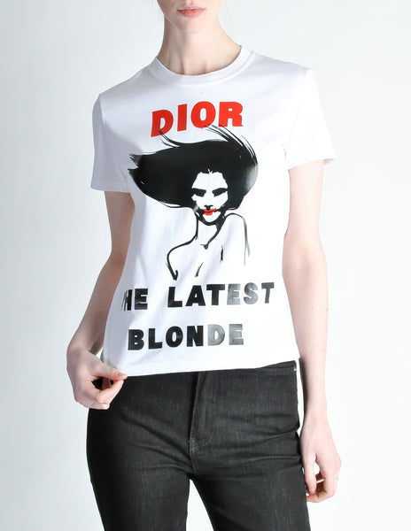 Christian Dior Vintage 'Dior The Latest Blonde' T-Shirt