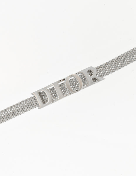 Christian Dior Vintage Silver DIOR Bracelet