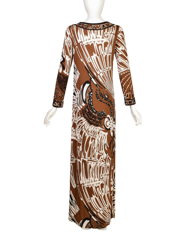 pucci dress vintage Emilio Orange Silk Madly Emilio went to school in the USA and designed ski wear for the colleges he went to Lot 184 - Vintage Emilio