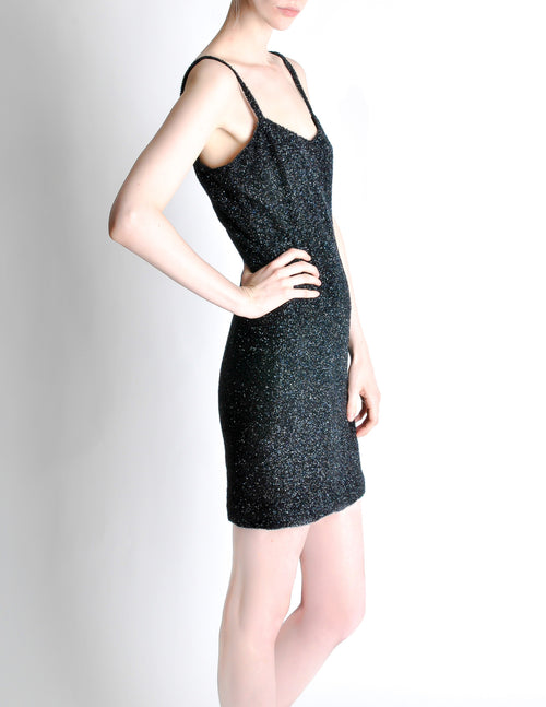 open lace back dress Banned Retro Amalia Velvet 50's Swing Dress Black main image 1