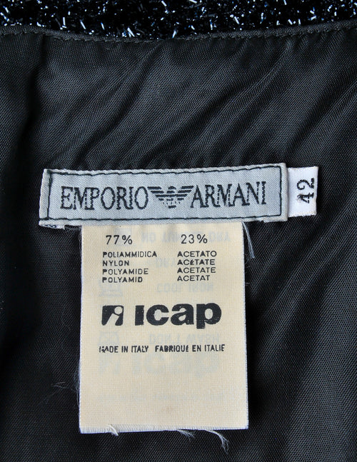 Emporio Armani Vintage Little Black Dress – Amarcord Vintage Fashion
