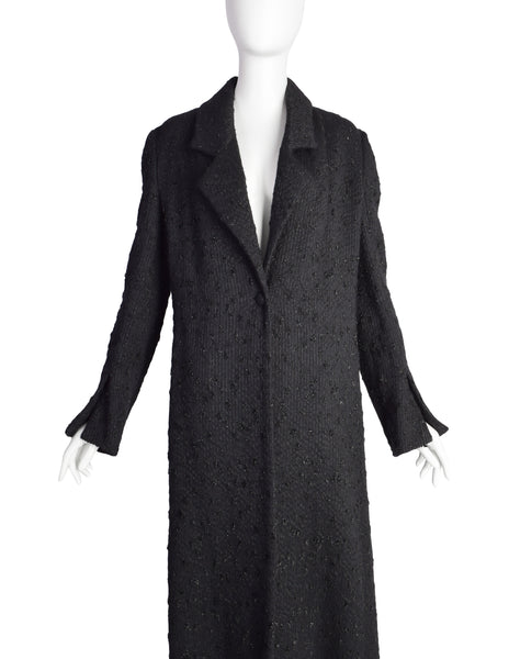 Fendi Vintage Black Sparkle Coat