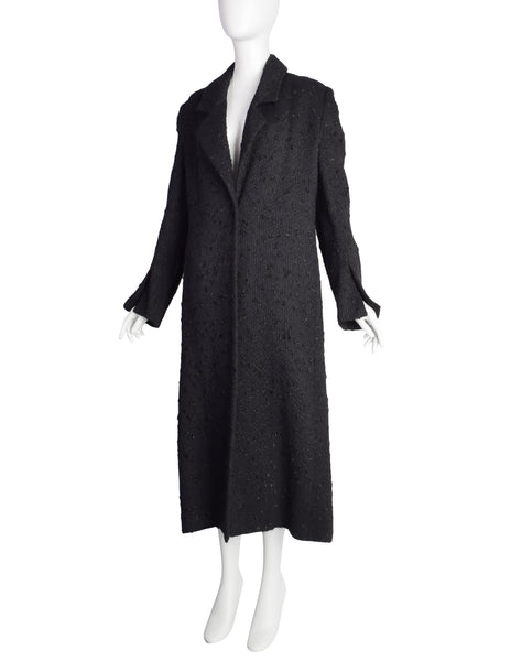 Fendi Vintage Black Sparkle Coat