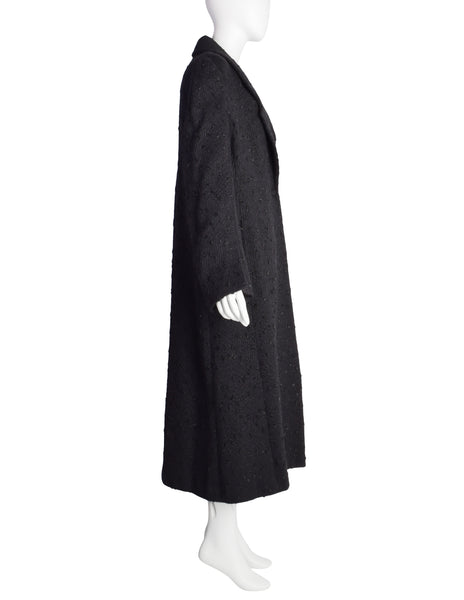 Fendi Vintage Black Sparkle Coat