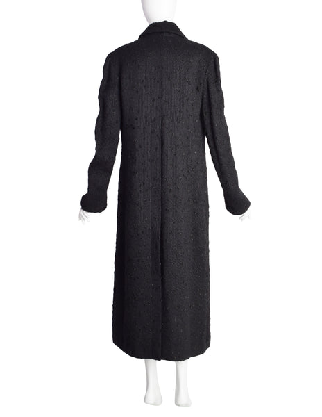 Fendi Vintage Black Sparkle Coat