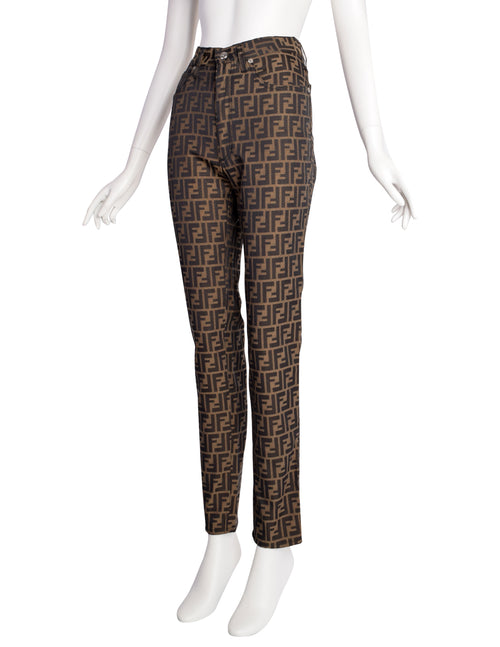 Vintage fendi logo pants online