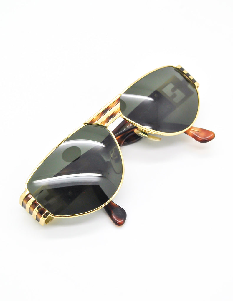 小物 FENDI Vintage Gold logo sunglasses Fendi Gold Logo Sunglasses – Treasures of NYC
