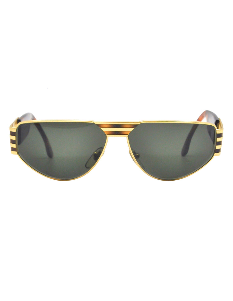 フェンディーんさま専用 Fendi_Brown_and_Gold_Sunglasse