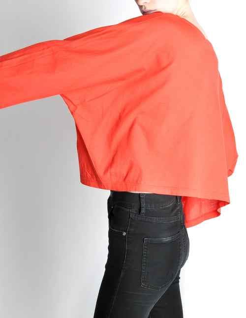 Fendi Vintage Red Geometric Print Crop Top – Amarcord Vintage Fashion