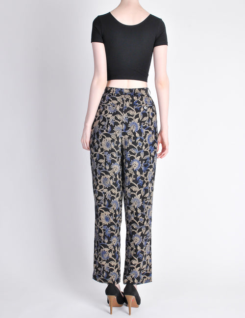 Women Summer Casual Pencil Floral Pants High Waist Floral Pants Printed  Elastic Waist Middle Aged Women Floral Pants 210721 From Dou02, $11.52 |  DHgate.Com