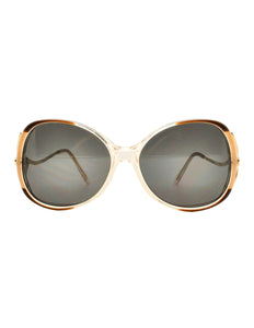 Givenchy Vintage 1970s Brown & Gold 'Panache' Sunglasses