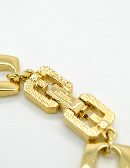 Vintage givenchy gold bracelet sale
