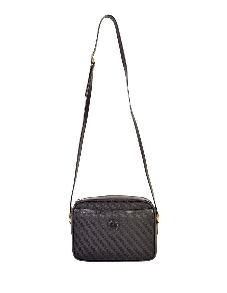 Gucci Vintage - GG Jacquard Crossbody Bag - Black - Leather Handbag -  Luxury High Quality - Avvenice