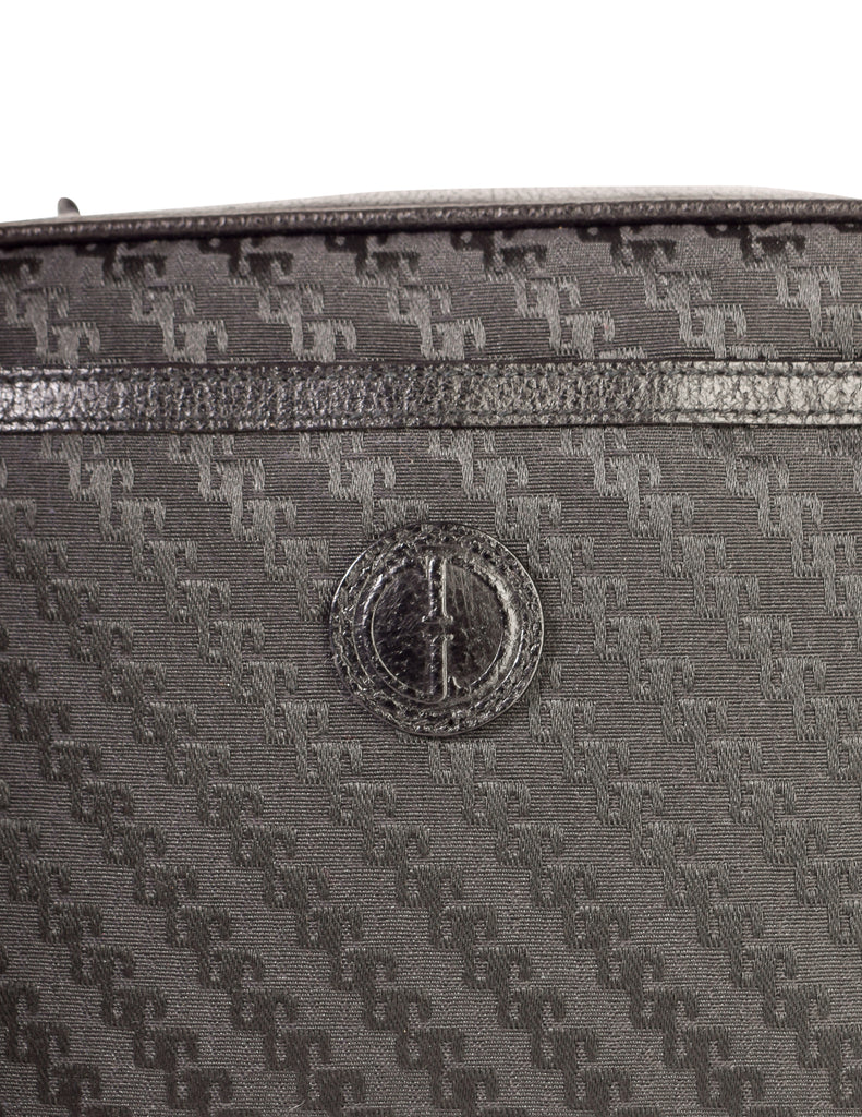 GUCCI Monogram Shoulder Bag Black 684199