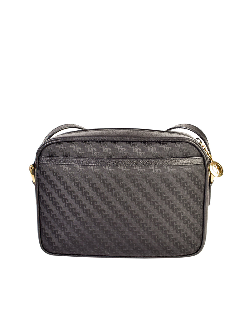 Gucci Vintage - GG Jacquard Crossbody Bag - Black - Leather Handbag -  Luxury High Quality - Avvenice