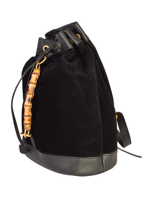 Gucci backpack bamboo handle deals