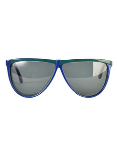 Gucci Vintage 1980s Green Blue GG62 Sunglasses