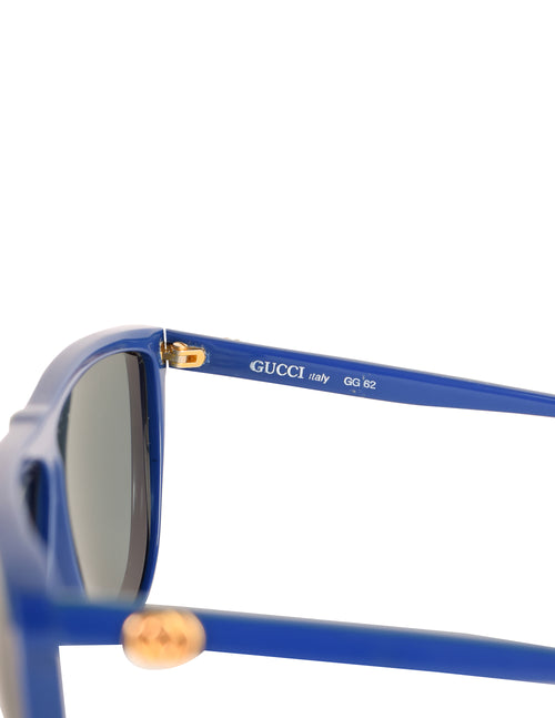 Gucci Vintage 1980s Green Blue GG62 Sunglasses – Amarcord