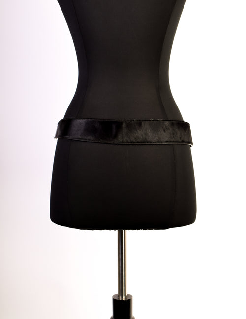 Gucci Vintage Tom Ford Era Gold Ellipse and Black Pony Hair Gucci Vintage Tom Ford Era Gold Ellipse and Black Pony Hair