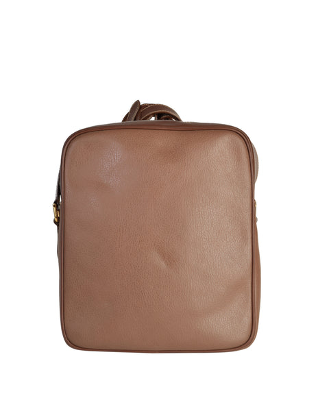 Gucci Vintage 1990s Brown Leather Borsello Shoulder Bag