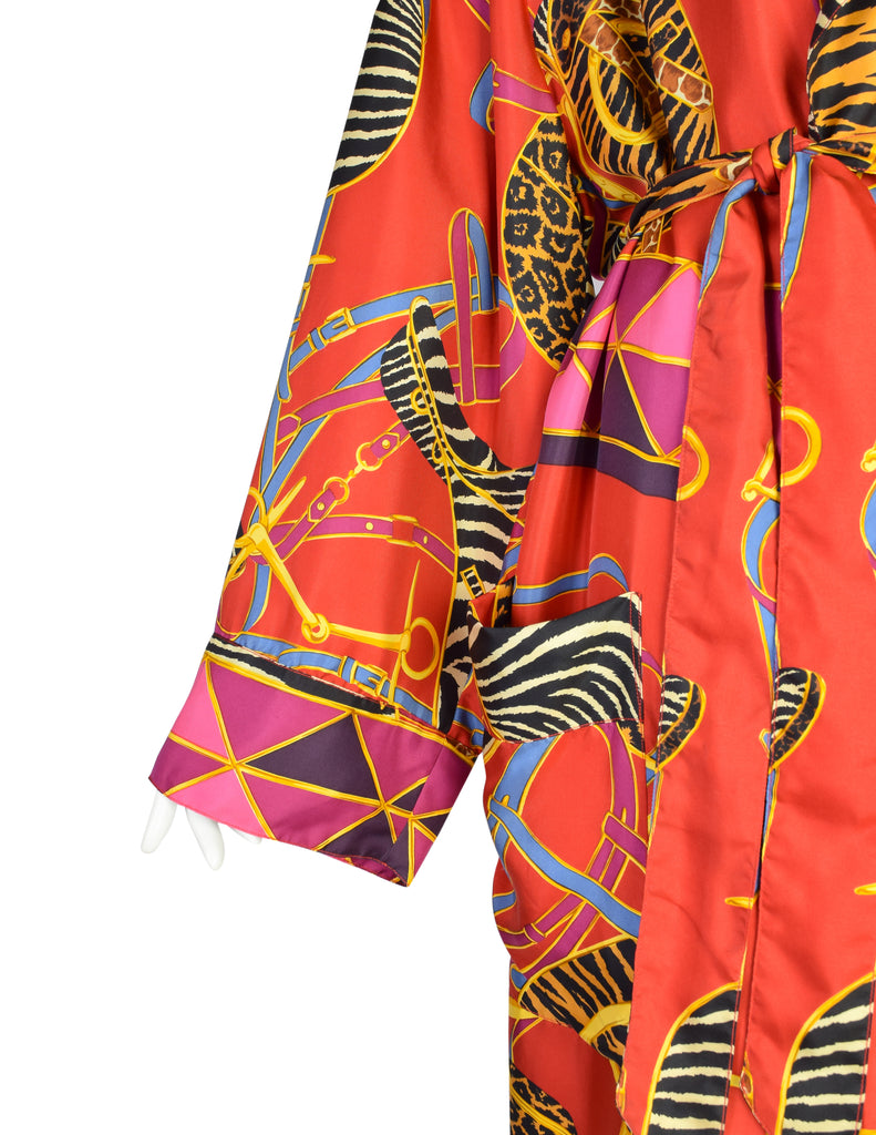Printed Silk Robe in Multicoloured - Tom Ford