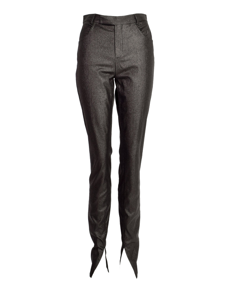 Gucci Vintage 1997 Tom Ford Era Black Sparkly Metallic Lurex Disco Pan Amarcord Vintage Fashion