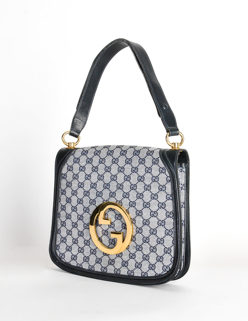 Vintage gucci monogram bag store