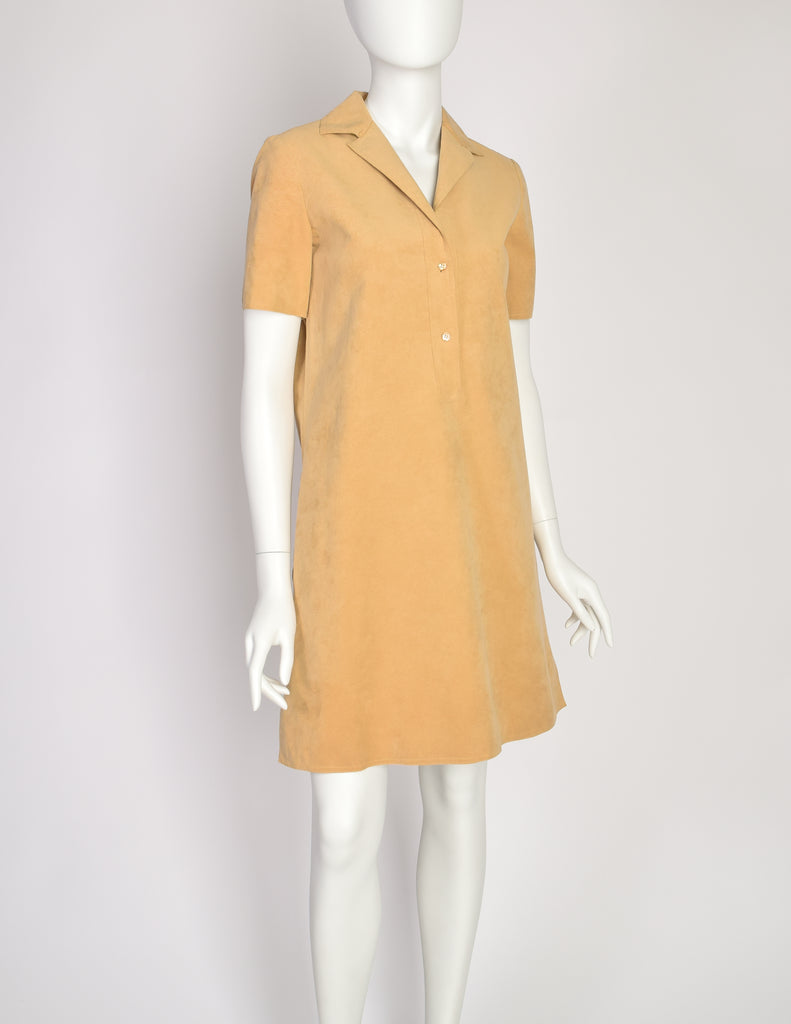 halston linen shirt dress NEW Halston 100% linen button up sleeveless shirt dress Size XS neutral greige
