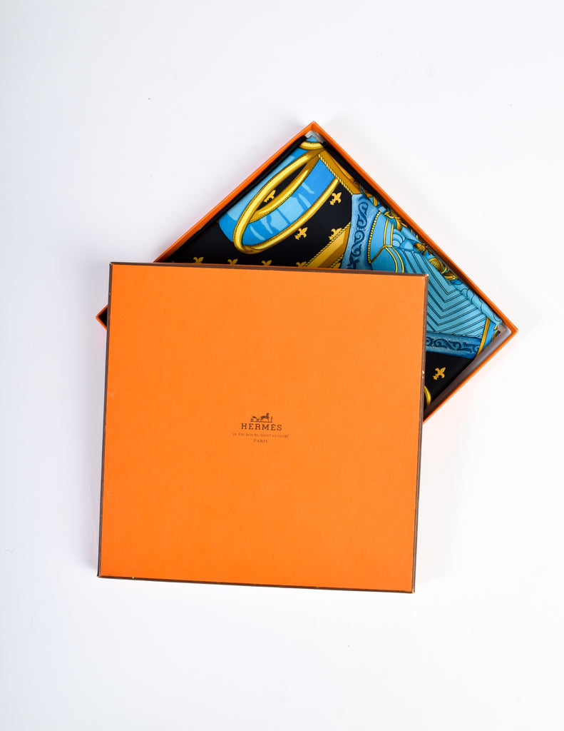 VINTAGE Orange Hermes Box Hermes Scarf Box Hermes Paris 