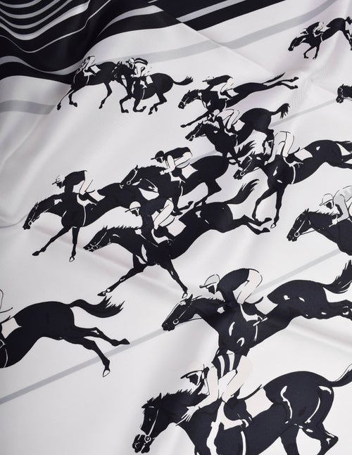 Choosing a Scarf: A Black and White Hermes - The Vivienne Files
